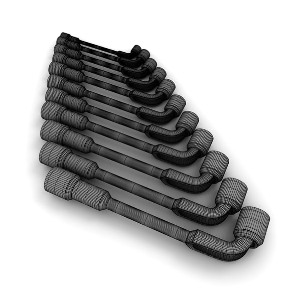 angle socket wrenches 3d max - Angle socket wrenches by ralpatov